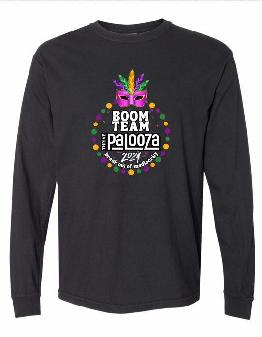 BOOM Team Palooza 2024 Longsleeve Tee (Center Front Design)