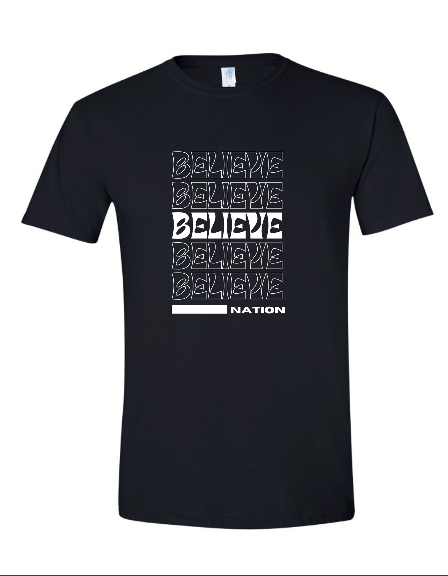 Believe Nation Black Tee
