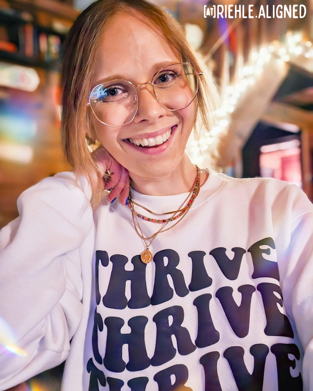 Thrive, Thrive, Thrive Crewneck Sweatshirt