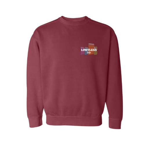Limitless 3-Steps Crewneck (white font)