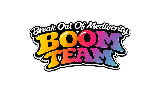 BOOM - Break Out of Mediocrity Sticker