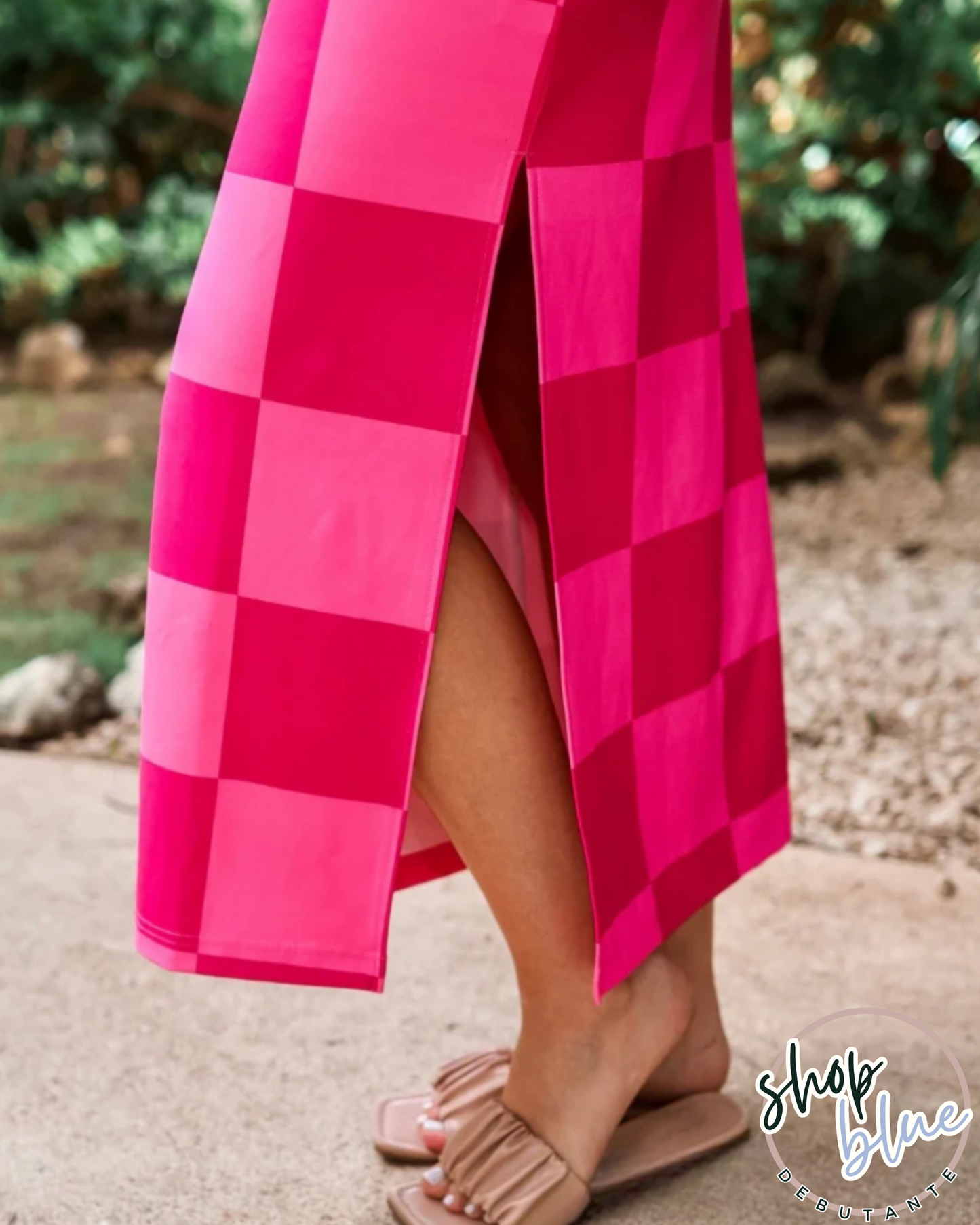 Checkered Out Check Dress
