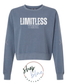 Limitless Tribe Crop Mid-Length Crewneck Sweatshirt