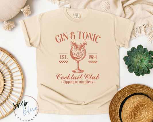 Gin & Tonic Cocktail