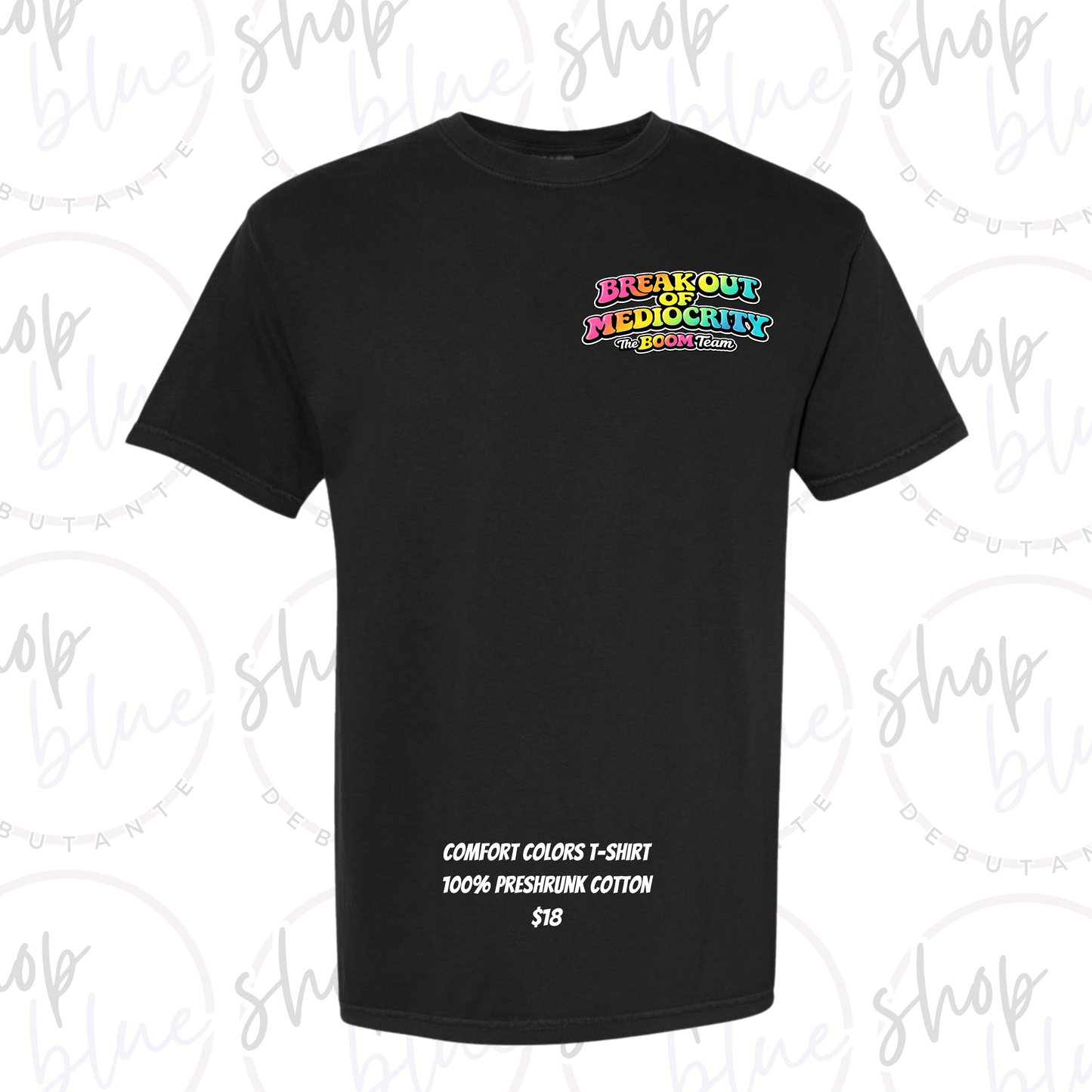 BOOM Team Elevate 2026 T-Shirt (Pocket Design - Comfort Colors)