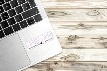 *SALE* Limitless Tribe (purple / black) Sticker