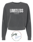 Limitless Tribe Crop Mid-Length Crewneck Sweatshirt
