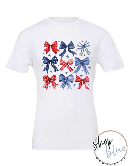 Red, White & Blue Bows