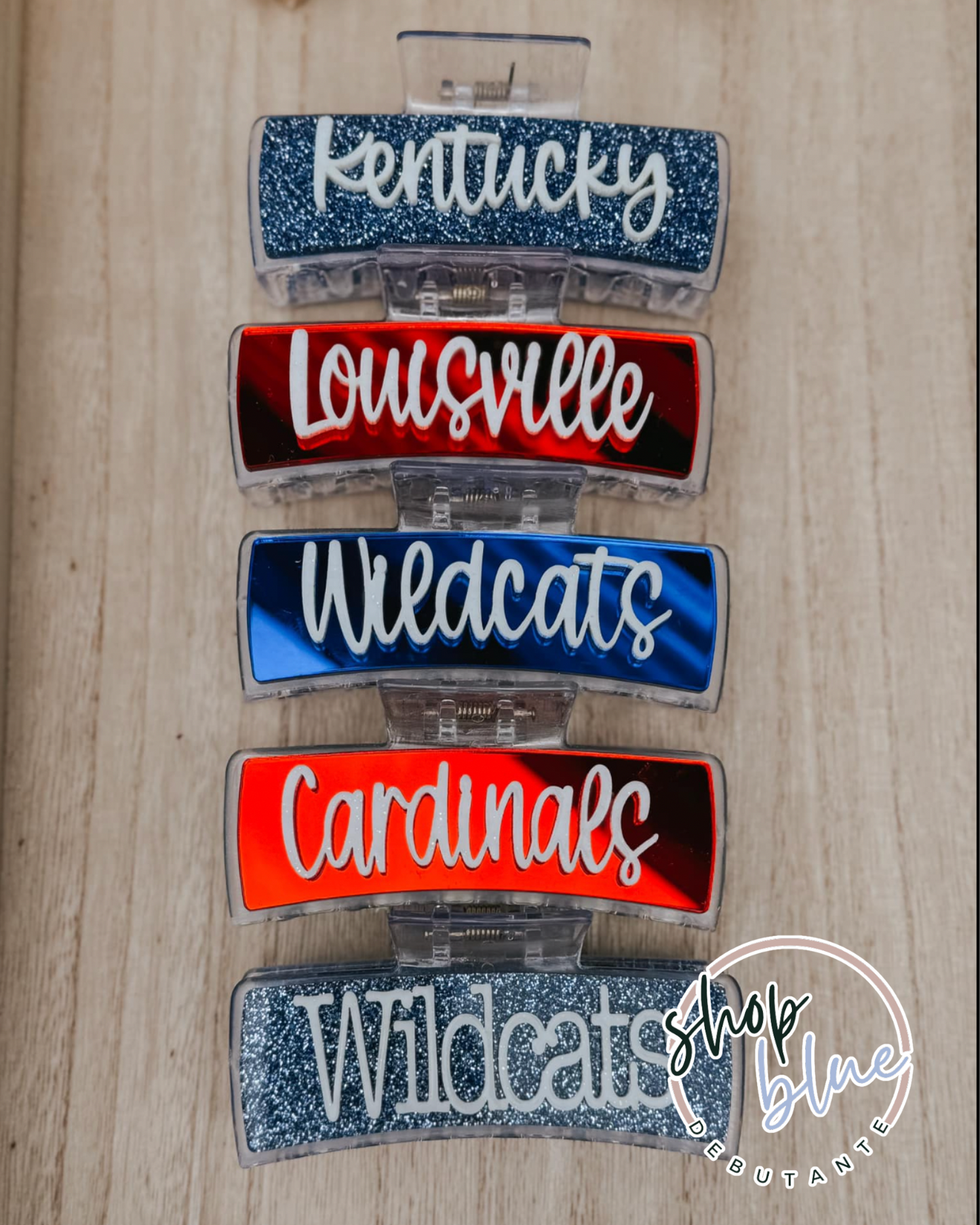 Custom / Personalized 4" Hair Claw Clips