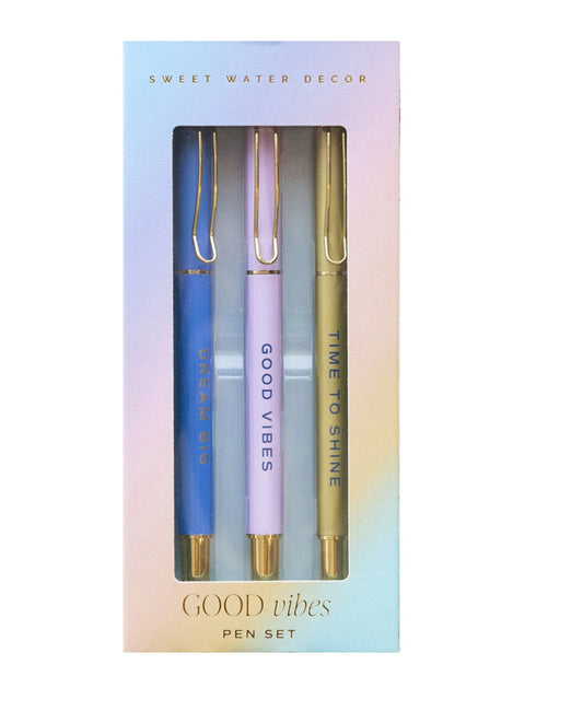 Good Vibes Pen Set