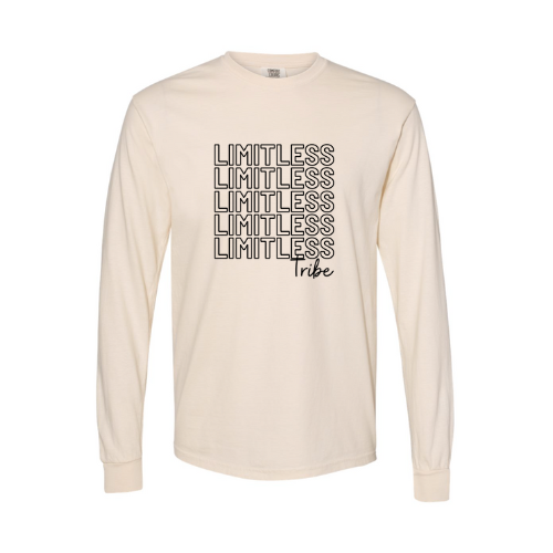 Limitless Tribe 3 Longsleeve Tee (black font)