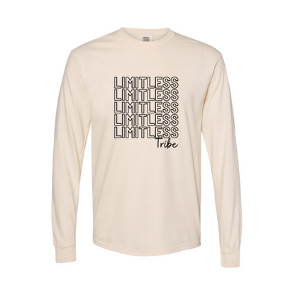 Limitless Tribe 3 Longsleeve Tee (black font)