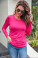 Basic Pink Longsleeve Tee