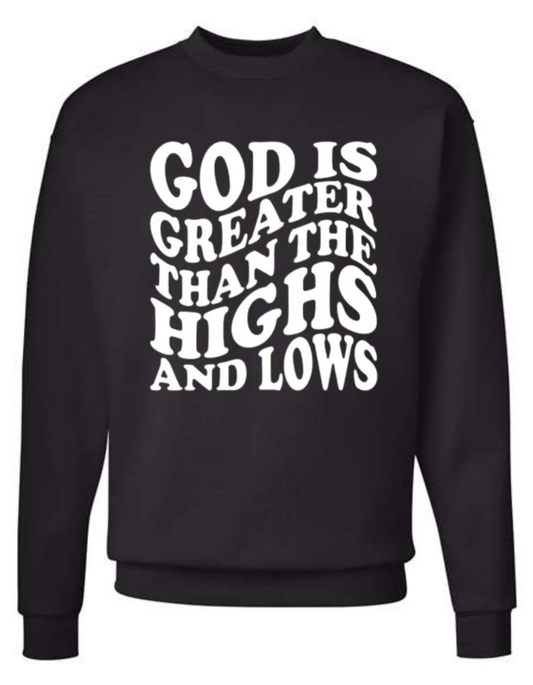 God is Greater Crewneck Sweatshirt