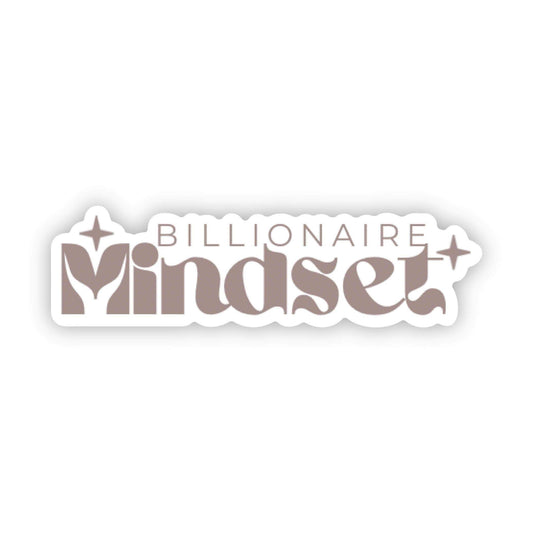 Billionaire Mindset Sticker