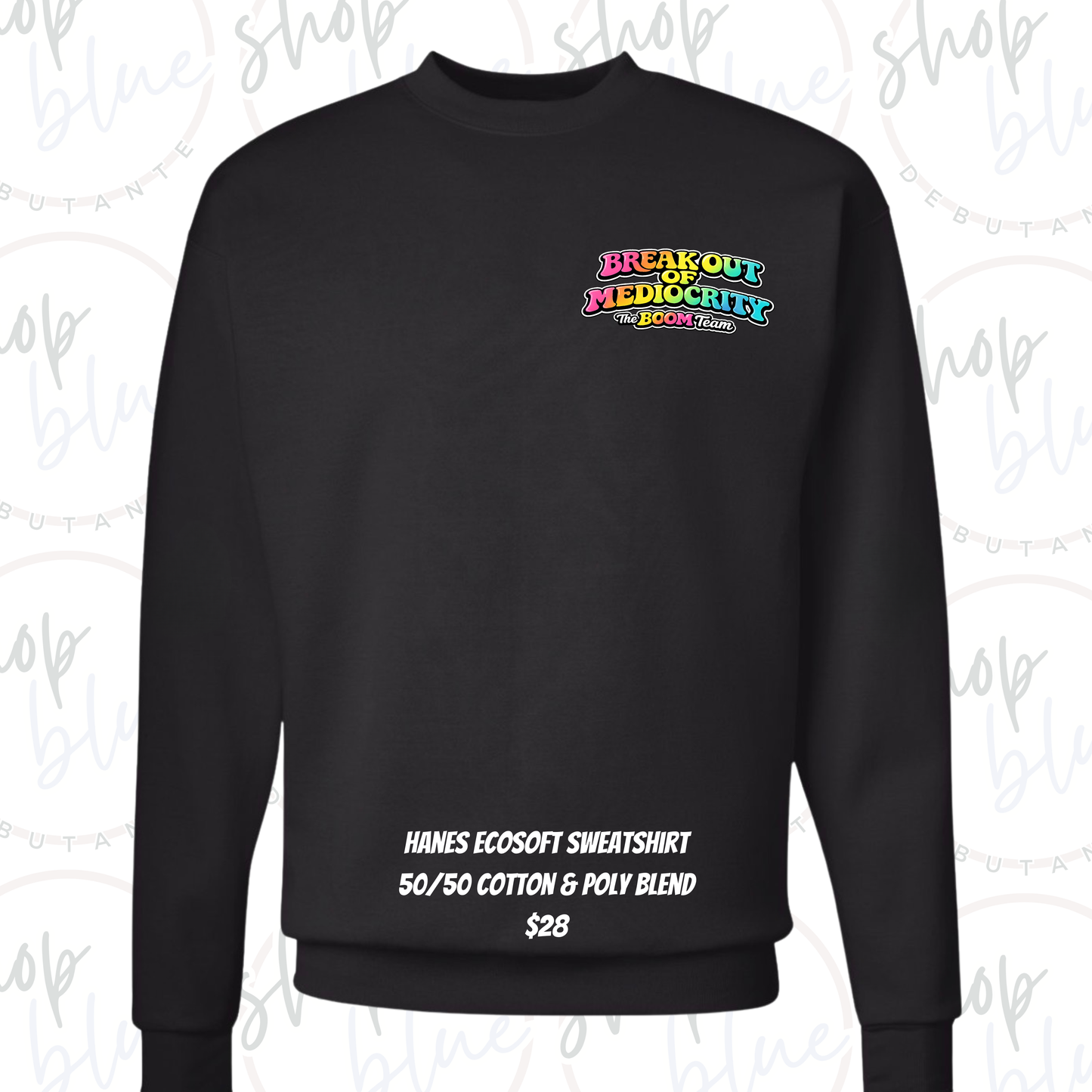 BOOM Team Elevate 2026 Sweatshirt (Pocket Design - Hanes EcoSoft)
