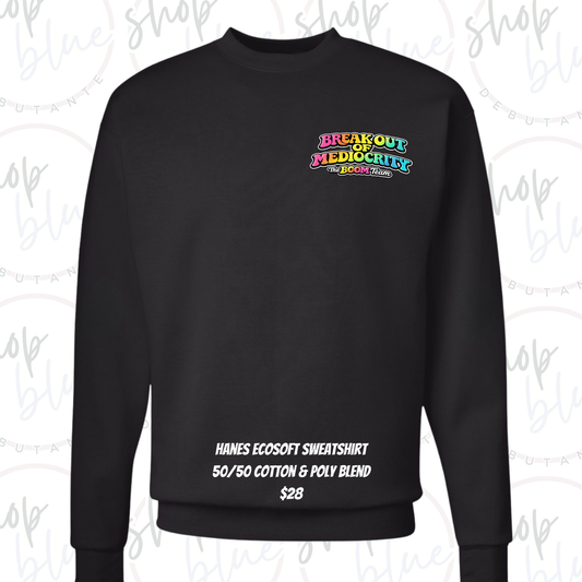BOOM Team Elevate 2026 Sweatshirt (Pocket Design - Hanes EcoSoft)