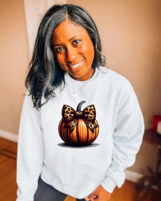 Leopard Pumpkin Sweatshirt