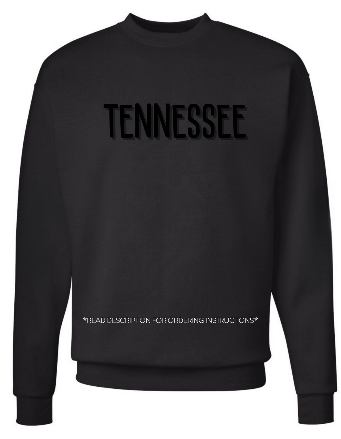 State / School / Team Monochromatic Crewneck Sweatshirt