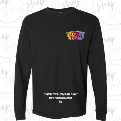 BOOM Team Elevate 2026 Longsleeve T-Shirt (Pocket Design - Comfort Colors)