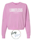 Limitless Tribe Crop Mid-Length Crewneck Sweatshirt