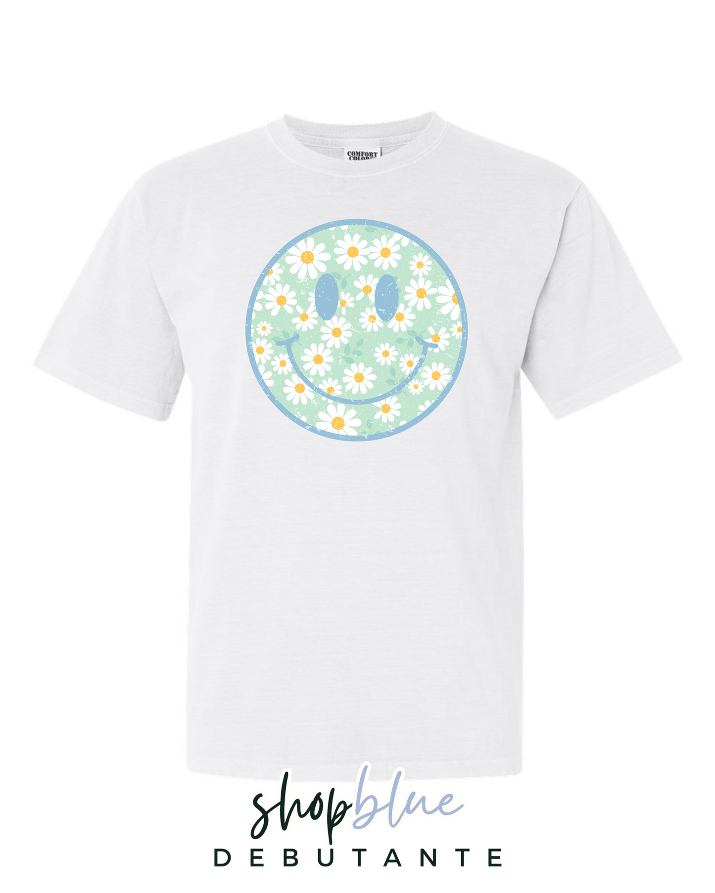 Blue Daisy Smiley