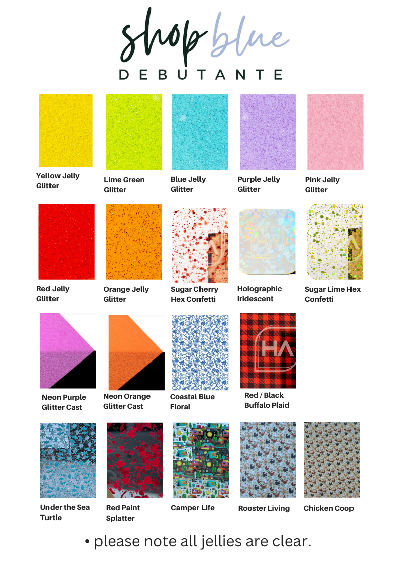 Custom / Personalized 4" Hair Claw Clips