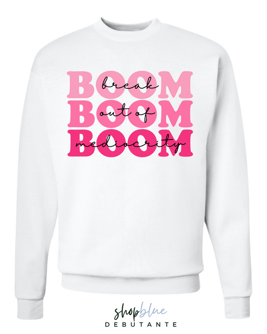 BOOM, BOOM, BOOM (pink/black)