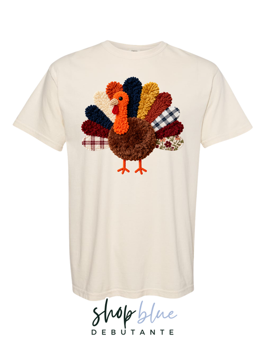 Faux Yarn Turkey