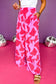 Geometric Printed Wide Leg Pants