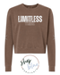 Limitless Tribe Crop Mid-Length Crewneck Sweatshirt
