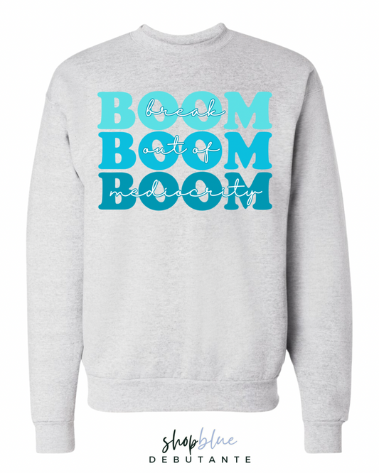 BOOM, BOOM, BOOM (blue/white)