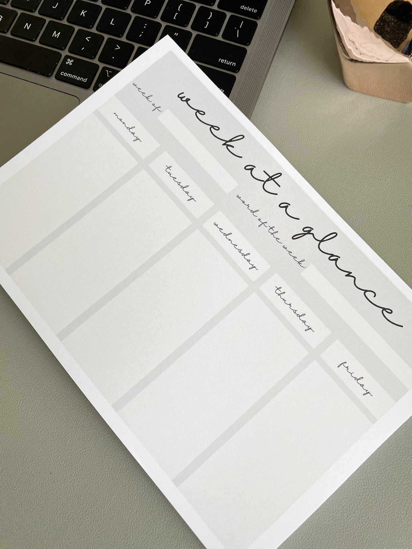 *SALE* Week-at-a-Glance Notepad