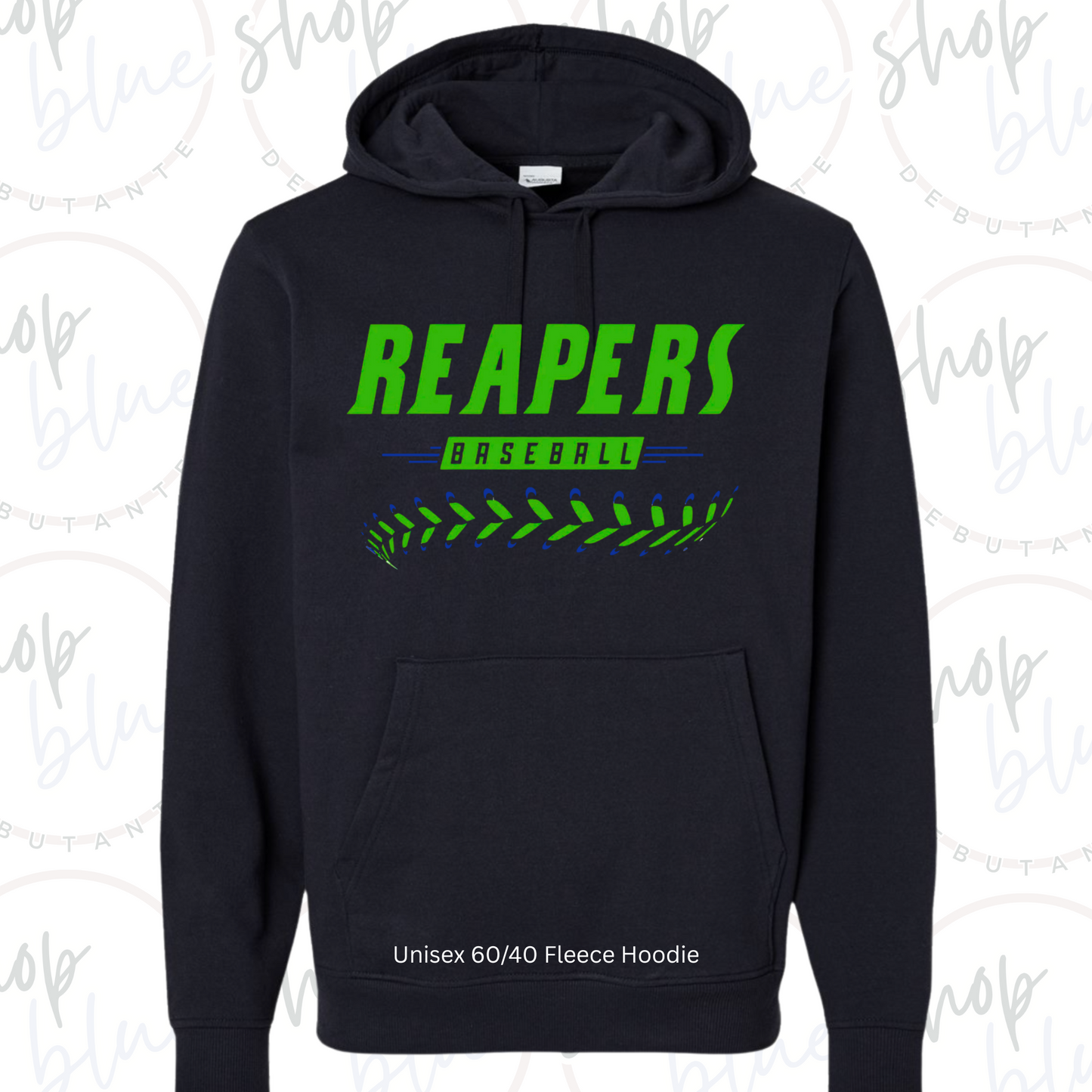 Reapers Baseball Youth Fleece Longsleeve Hoodie (Black)