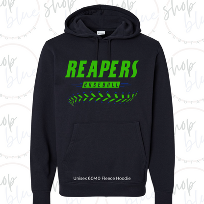 Reapers Baseball Fleece Longsleeve Hoodie (Black)