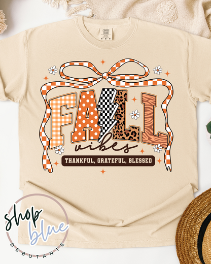 Fall Vibes - Thankful, Grateful, Blessed